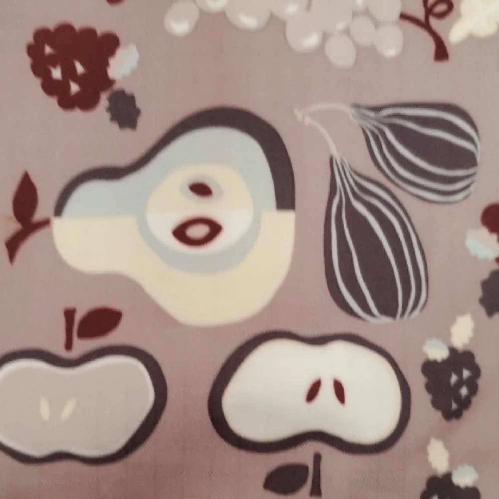 Lesportsac LaFrance Boston Tote 2 Way Fruit Fruit Pattern Tote - Brown and Cream